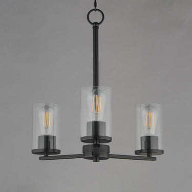 Maxim Lighting Lateral 3-Light Chandelier Black