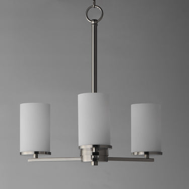 Maxim Lighting Lateral 3-Light Chandelier Satin Nickel