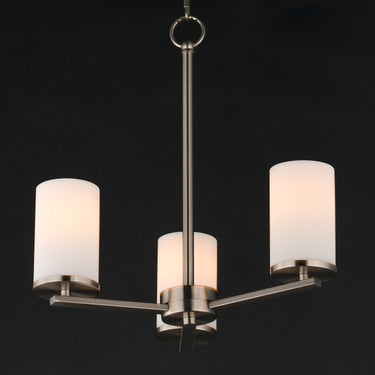 Maxim Lighting Lateral 3-Light Chandelier Satin Nickel