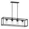 Maxim Lighting Lateral 4-Light Linear Pendant Black