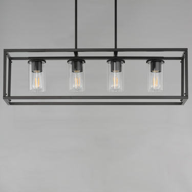 Maxim Lighting Lateral 4-Light Linear Pendant Black