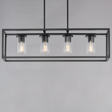Maxim Lighting Lateral 4-Light Linear Pendant Black