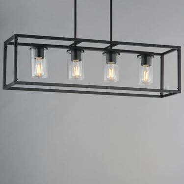Maxim Lighting Lateral 4-Light Linear Pendant Black