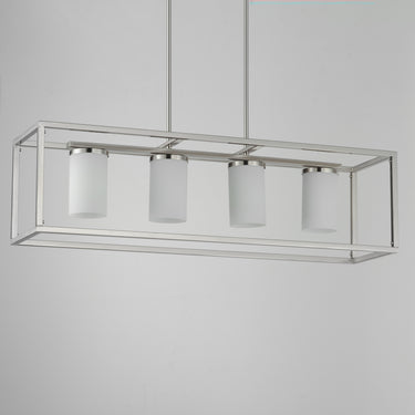 Maxim Lighting Lateral 4-Light Linear Pendant Satin Nickel