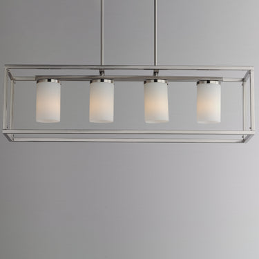 Maxim Lighting Lateral 4-Light Linear Pendant Satin Nickel