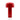 Finesse Decor Silhouette Rechargeable Lamp - Red 