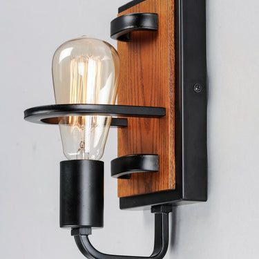 Maxim Lighting Black Forest Wall Sconce Black/Ashbury