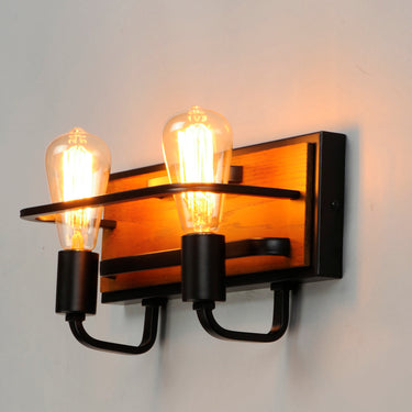Maxim Lighting Black Forest 2-Light Bath Vanity Black/Ashbury