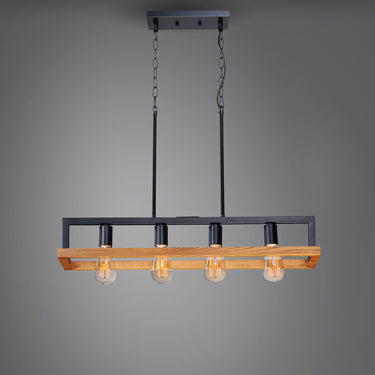 Maxim Lighting Black Forest 4-Light Chandelier Black/Ashbury