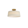 Maxim Lighting Paramount 16" LED Flush Mount Natural Aged Brass