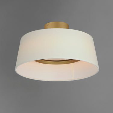 Maxim Lighting Paramount 16" LED Flush Mount Natural Aged Brass