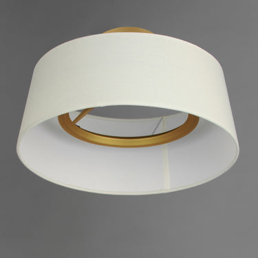 Maxim Lighting Paramount 16" LED Flush Mount Natural Aged Brass