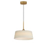 Maxim Lighting Paramount 16" LED Pendant Natural Aged Brass