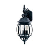 Maxim Lighting Crown Hill 3-Light Outdoor Wall Lantern Black