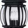 Maxim Lighting Crown Hill 3-Light Outdoor Pole/Post Lantern Black