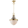 Maxim Lighting Conrad 12" Pendant Satin Nickel/Satin Brass