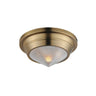 Maxim Lighting Hargreaves Flush Mount Natural Aged Brass