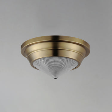 Maxim Lighting Hargreaves Flush Mount Natural Aged Brass