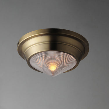 Maxim Lighting Hargreaves Flush Mount Natural Aged Brass