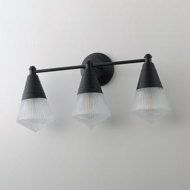 Maxim Lighting Hargreaves 3-Light Bath Vanity Black