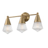 Maxim Lighting Hargreaves 3-Light Bath Vanity Natural Aged Brass