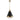 Maxim Lighting Hargreaves Pendant Black/Natural Aged Brass