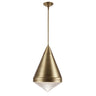 Maxim Lighting Hargreaves Pendant Natural Aged Brass