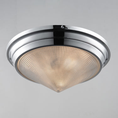 Maxim Lighting Hargreaves 3-Light Flush Mount Polished Nickel