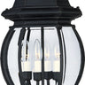 Maxim Lighting Crown Hill 4-Light Outdoor Hanging Lantern Black