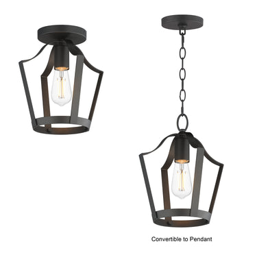 Maxim Lighting Arden Pendant/Semi Flush Black
