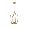 Maxim Lighting Arden 3-Light Pendant Natural Aged Brass