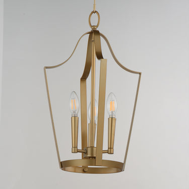 Maxim Lighting Arden 3-Light Pendant Natural Aged Brass