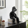 Finesse Decor Cool Dude with Hoodie Sculpture Black & Chrome
