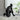Finesse Decor Pixel Running Man - Matte Black 