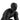 Finesse Decor Pixel Running Man - Matte Black 