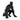 Finesse Decor Pixel Running Man - Matte Black 