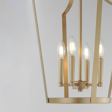 Maxim Lighting Arden 4-Light Pendant Natural Aged Brass