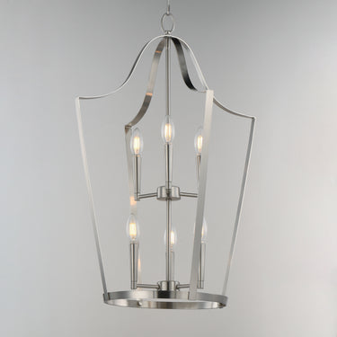 Maxim Lighting Arden 6-Light Pendant Satin Nickel