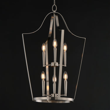 Maxim Lighting Arden 6-Light Pendant Satin Nickel