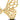 Finesse Decor Butterfly Wings Sculpture - Gold 