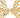 Finesse Decor Butterfly Wings Sculpture - Gold 