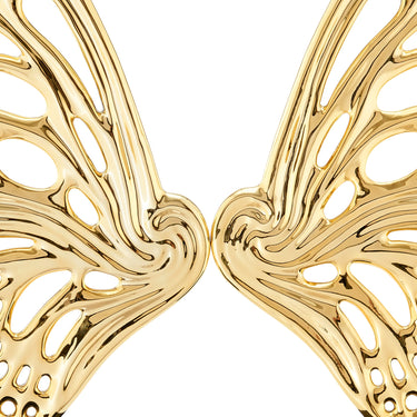 Finesse Decor Butterfly Wings Sculpture Gold