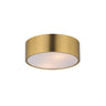 Maxim Lighting Tommy 12" 2-Light Surface Mount Satin Brass