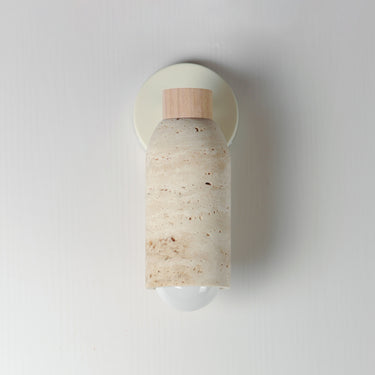 Maxim Lighting Pompeii Wall Sconce Travertine/Oyster