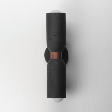Maxim Lighting Pompeii 2-Light Wall Sconce Lava/Black