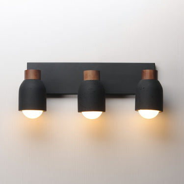 Maxim Lighting Pompeii 3-Light Bath Vanity Lava/Black