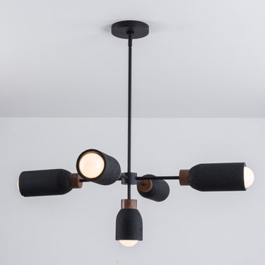 Maxim Lighting Pompeii 5-Light Pendant Lava/Black