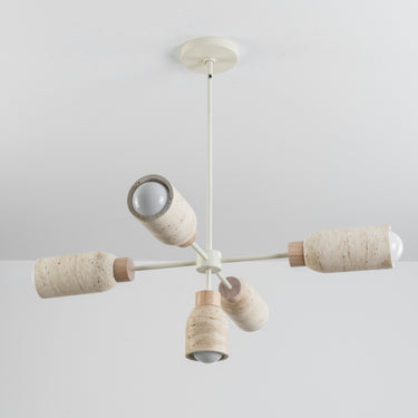 Maxim Lighting Pompeii 5-Light Pendant Travertine/Oyster
