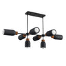 Maxim Lighting Pompeii 8-Light Pendant Lava/Black