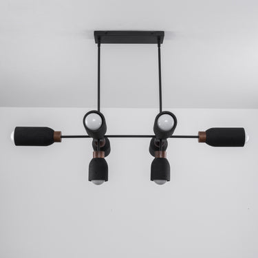 Maxim Lighting Pompeii 8-Light Pendant Lava/Black